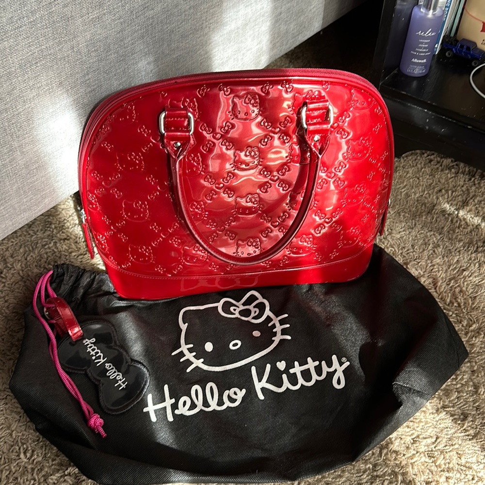 Loungfly Hello Kitty bowling style purse